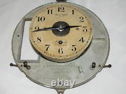 02c38 Ancienne Horloge Mural Bulle Clock Art Déco 1930 Industriel Loft Usine