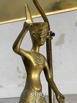 1960 Lampe Pharaon Art-deco Shabby-chic Neo-classique Egypte Antique