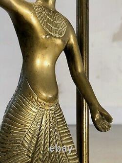 1960 Lampe Pharaon Art-deco Shabby-chic Neo-classique Egypte Antique