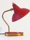 ADORABLE LAMPE REFLECTEUR ROUGE TYPIQUE 1950 VINTAGE 50's ROCKABILLY 50S LAMP