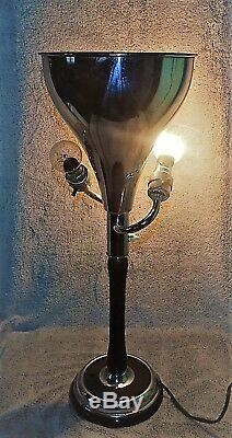 ANCIENNE LAMPE TORCHERE ART DÉCO ROBERT MALLET STEVENS JM à LEVALLOIS. ANNEES 30