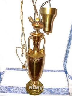 Ancienne Lampe Art Deco Malabert Visages D'hommes Aux Turbans! No Jielde Design