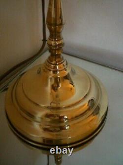 Ancienne Lampe de table portative articulée en bronze & laiton Art Déco TBE