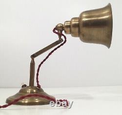 Ancienne Lampe en laiton Art Deco Brass Table Lamp Alte Tischlamp 1920 1930