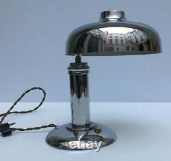 Ancienne lampe Art Deco Bauhaus BÁV Table Lamp alte Tischlampe era Adnet 1930