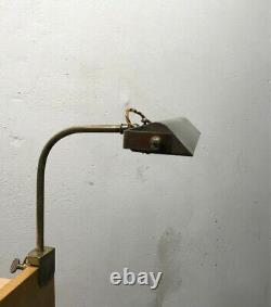 Applique lampe luminaire ancienne light 1930 1940 1950 bibliotheque tableau