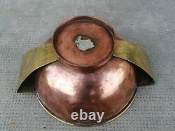 Coupe cuivre laiton art deco PIERRE AMEDÉE PLASAIT Brass copper bowl