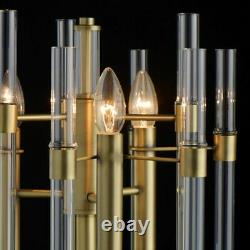 Décoratif Lampe de Table Farryn Art Déco Design En Laiton Salon