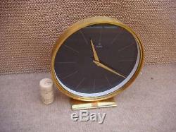 JUNGHANS, horloge de table ancienne en laiton Art Déco Mécanique OK VB4062