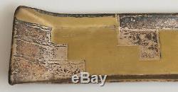Jom Plateau, vide-poche Art DecoLaiton double patine doré et argentéca 1920