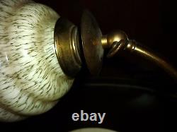 LAMPE bureau ART DECO BAUHAUS DESIGN ALLEMAND 1930 Laiton rotule