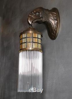 Lampe Art Applique Deco Murale Antique Mur Verre Éclairage Style Decoratif Retro