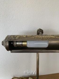 Lampe Art Déco Laiton Articulée Brevetée S. G. D. G Années 1920 1930 Gravée