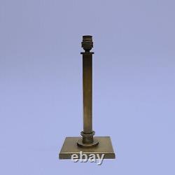 Lampe colonne laiton brass Années 20 30 modernist adnet frank bronze art deco