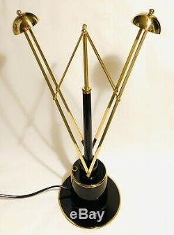 Lampe de bureau design moderniste art déco style Eileen Gray Adnet Perzel