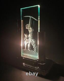 Lampe de table veilleuse Art déco Maison Sofar Tristan Zerbib verre H5302