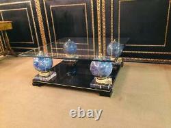 Luxe Design Salon Table Billes en Céramique En Précise Acrylique Avec en Laiton
