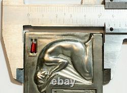 Medaille, Plaque Art Deco, Edite Par La Gerbe D'or Paris, Raoul Lamourdedieu, Femme