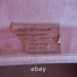 N1977 malle ADOLF BRÜBACH voyage haute couture XIXe art nouveau Allemagne