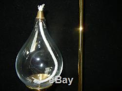 Öl-lampe en Laiton Hera No. 3062 Clear-Drops CDI (Mon Pos. 3062-1)