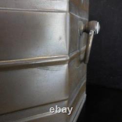 Récipient boite caisse cuivre laiton vintage art déco design XXe PN France N3016