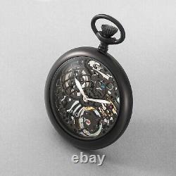 SUPERBE Montre De Poche ART DECO Squelette UNITAS 6498 Dernier Exemplaire