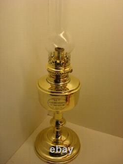 TRÈS RARE lampe à pétrole H. LUCHAIRE 1,8KG DE LAITON MASSIF fabriquée avant 1913
