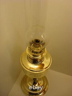 TRÈS RARE lampe à pétrole H. LUCHAIRE 1,8KG DE LAITON MASSIF fabriquée avant 1913