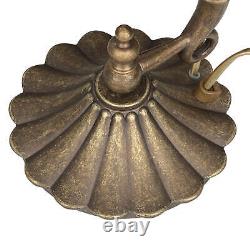 Tischleuchte Lampe en Laiton Verre Main Déco Chérubin Art Nouveau Premium