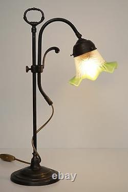 Très Belle Classique Art Nouveau Lampe de Lecture en Laiton Berlin