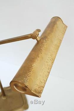 Unique Original Art Lampe de Banquiers Lampe de Bureau Lampe de Table en Laiton
